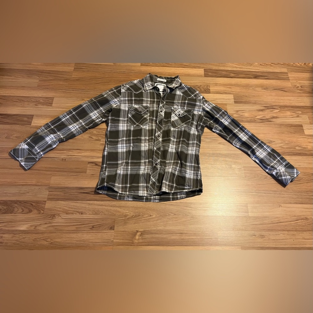 Buckle Men’s Plaid Shirt